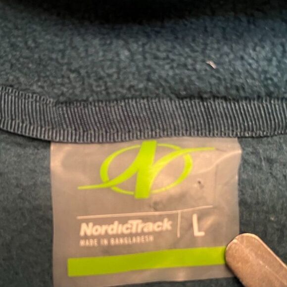 NordicTrack Вark Еurquoise Сolor Men’s Fleece Vest  size L - Picture 5 of 14